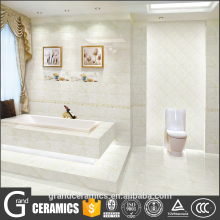 new design Hexagon decorate green ceramic bathroom wall tiles