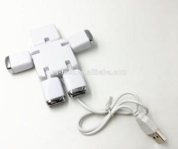 4-port usb hub server Human shape Usb