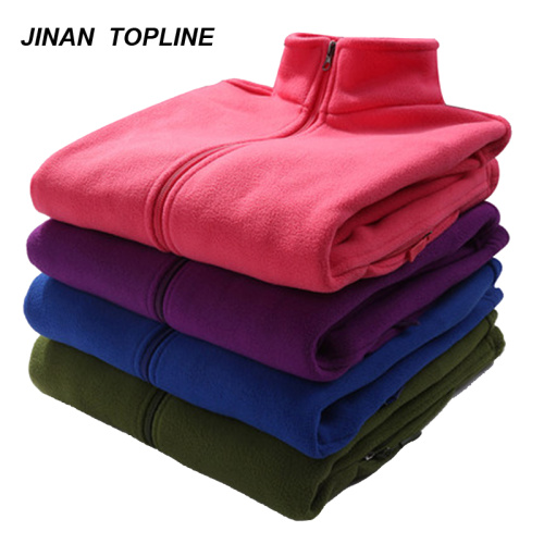 Women's Polar Fleece Jacket With Zipper Breathable