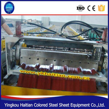 trapezoidal single roof sheet rolling machine