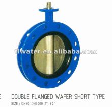 Double Flanged Wafer Butterfly Valve