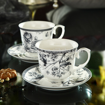 250CC Elegant Ceramic Wholesale Tea Cups