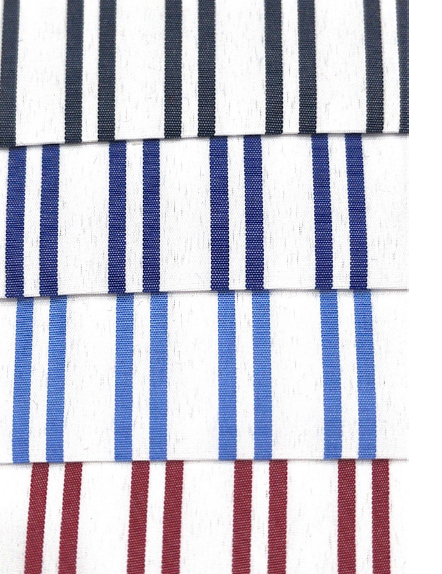 Polyester Polychromatic Double Stripe