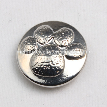 Summer Fashion Ginger Snap Jewelry Alloy Paw Snap Button Jewelry