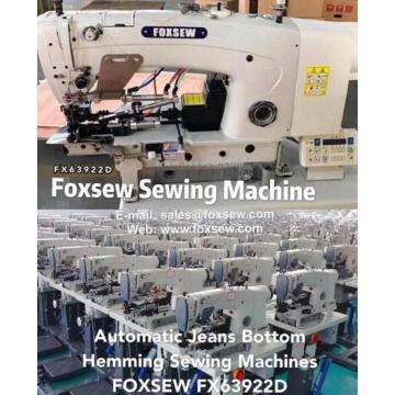 Automatic Lockstitch Hemming On Trousers Bottoms And Sleeves Machine