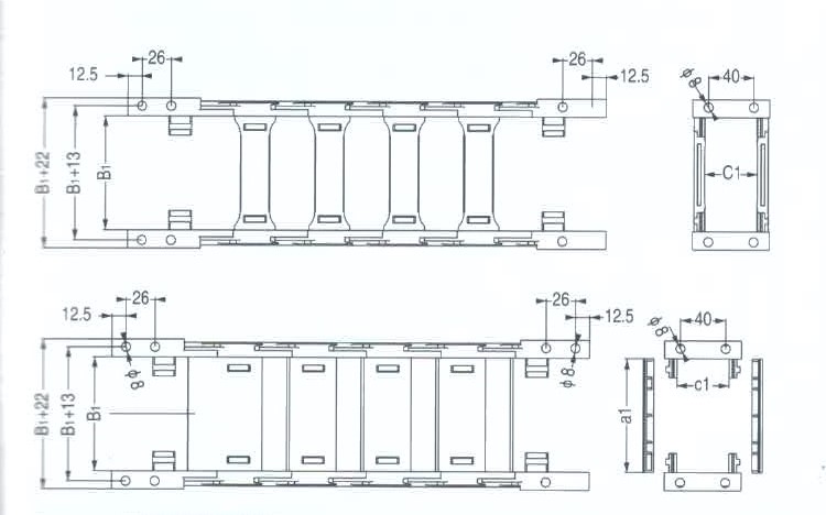 plastic drag chain