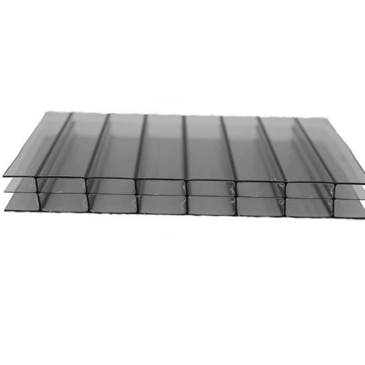 4'x8' 14mm 16mm 25mm roofing multi wall panels triple wall polycarbonate sheets