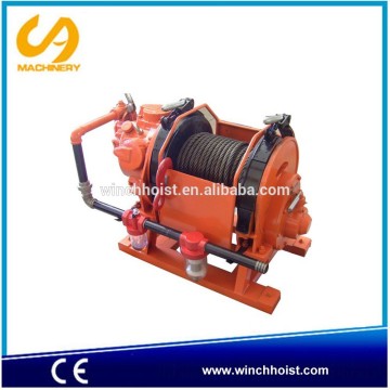air tugger winch with hand brake and disk brake