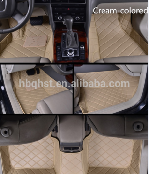 Currently selling dust proof anti -slip PVC+EVA/XPE material 5D car mats for Audi