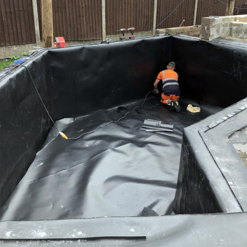 Feuille HDPE en plastique imperméable pour la géomembrane de la ferme piscine