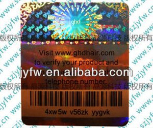 electronic hologram barcode tag