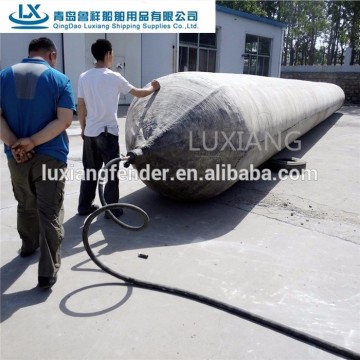 luxiang brand 1.0*15m lifting air-filled rubber airbag for boat