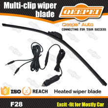 Windscreen wiper blade, 5 adaptors soft heated wiper blade