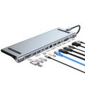 12-in-1 Type-C Travel Hub With Two HDMI