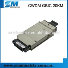 1.25G 20KM 1270nm to 1610nm CWDM GBIC Optical Transceiver Module