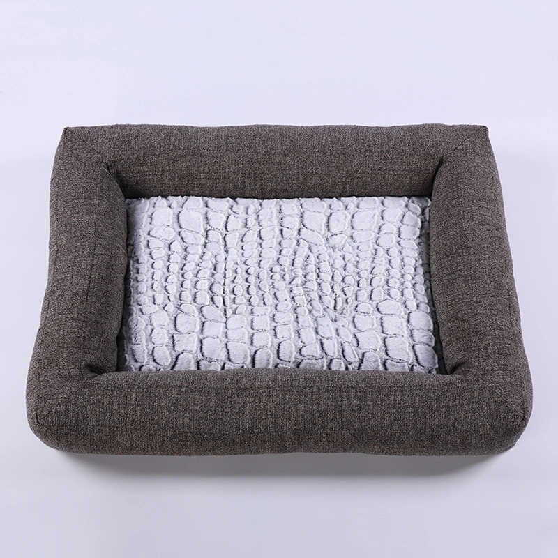 Chenille Fabric Unique Pet Product Wholesale Luxury Soft Pet Bed