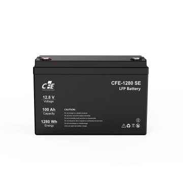 12V 100Ah রিচার্জেবল LiFePO4 ব্যাটারি