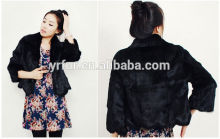 YRFUR YR045 Chinese Fur Clothes/Whole Skin Genuine Rabbit Fur Jacket