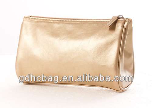 Fair Lady Noble Gold PU Custom Makeup Bag