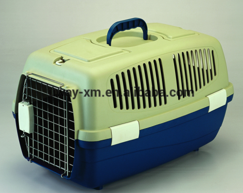 Large size plastic dog flight carrier