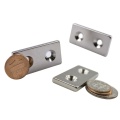 Neodymium rectangular magnet with double countersunk hole