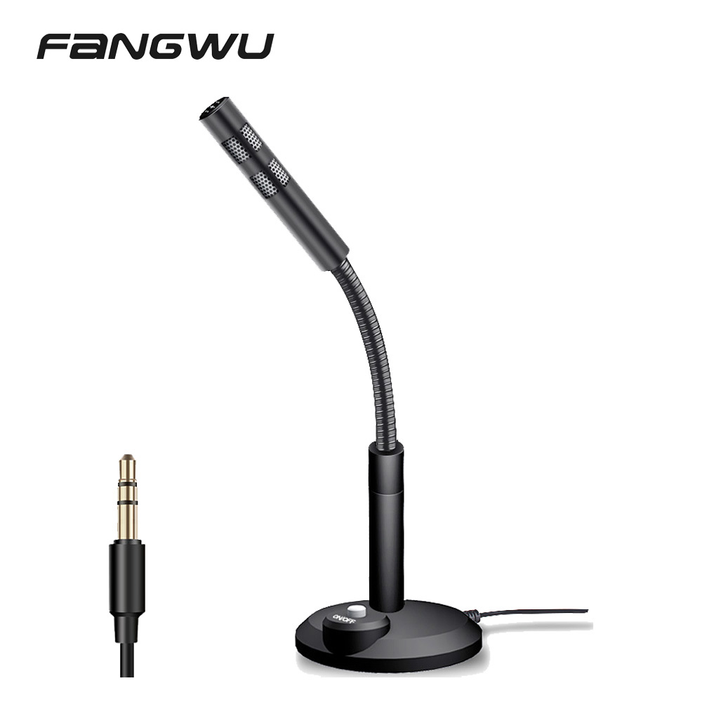 Flexible Stand Gooseneck Mic Microphone For Computer