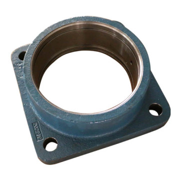 4-Bolt Square Ductile Iron Flange Bearing Housing