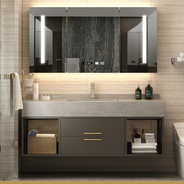 Lastest Design Bathroom Double Basin Vanity Cabinet