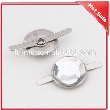 Garment Metal rivet with diamond