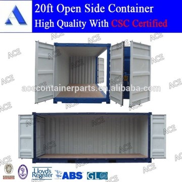 New 20ft 40ft side opening shipping container with CSC certified                        
                                                Quality Assured