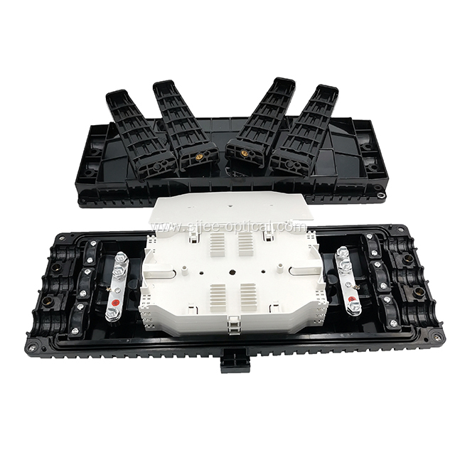 Fiber Optic Splice Closure with 3 Inlets/outlets