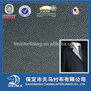 weft insert stretch polyester interlining