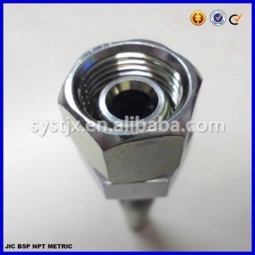 carbon steel hydraulic reusable hose fitting