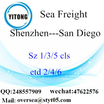 Shenzhen Port LCL Consolidation To San Diego