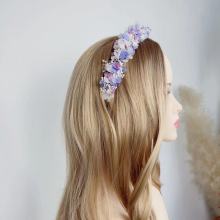 Natural Dried Flower Tiaras and Hair Accessories for Weddings and Parties