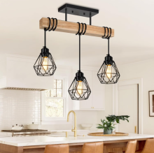 3 - Light Kitchen Island Pendant Light Fixtures