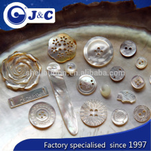 manufacture white mother of pearl shell buttons,MOP shell buttons,flower shape MOP shell buttons