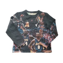 Cotton Knitted Jacquard Half-Zip Basketball Vest