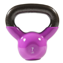 Coated Kettlebell with Steel Handle