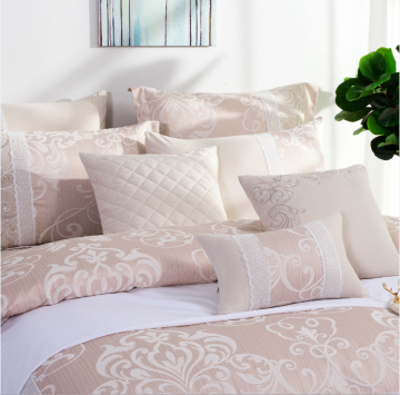 Bedding sets Luxury lace microfiber polyester bed quilt