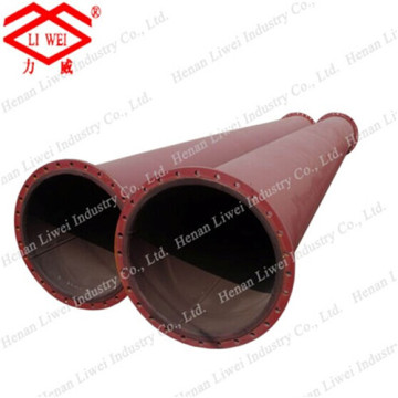 rubber coated steel rubber lined pipe