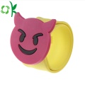 Мода силиконовые Emoji Simling Face Slap Watchbands Bracelet