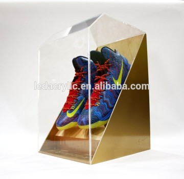 nike wooden shoe box cabinet