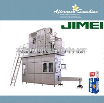 Long life milk/juice paper carton filling machine(Shanghai Jimei)