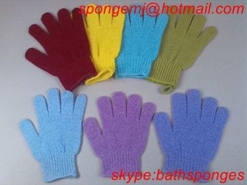 Nylon & Polyester Bath glove kids bath mitt