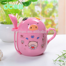 2015 OEM mugs and cups plastic cups with spoon