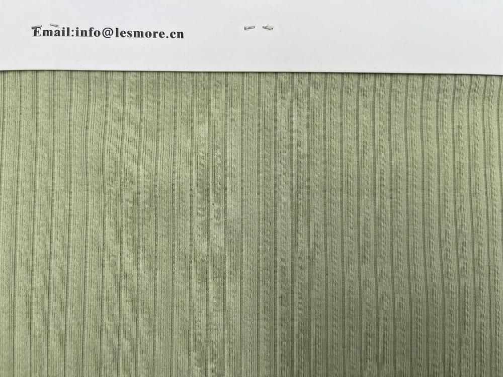 92% Polyester 8% Spandex Rib Fabric