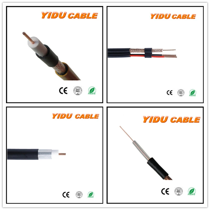 75 Ohm Rg59 Kx6 Quad-Shield CCTV / CATV Dual Standard Communication Coaxial Cable