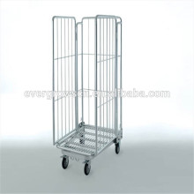 Warehouse pack roll cart/supermarket rolling cage