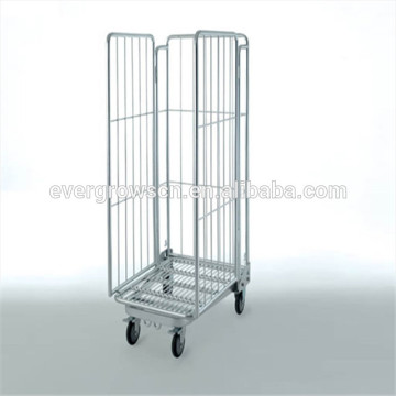 Warehouse pack roll cart/supermarket rolling cage